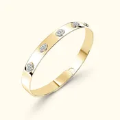 1.25 CTW Bezel-Set Marquise Lab-Grown Diamond Bracelet