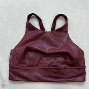 Athletic Bra By Lululemon In Maroon, Size: 10