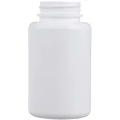 150 cc White HDPE Plastic Round Packer Bottle 38-400 Neck Finish