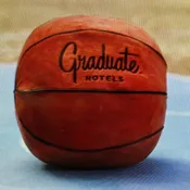 Basketball Pillow Stuffie with Custom Embroidery