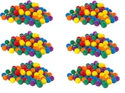 100 Pack Intex Small Plastic Multi-Colored Fun Ballz For A Ball Pit 2.5" (6-Pack)