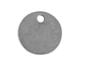 1-1/2" Round 316 Stainless Steel Tags - 10 pack