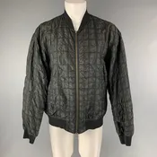 3.1 PHILLIP LIM Chest Size M Black Quilted Silk Windbreaker Jacket