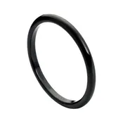2mm Black Tungsten High-Polish Band