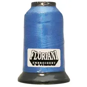 0007 Oriental Blue  - Floriani 40wt Polyester Thread