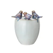 3 Birds Stoneware Planter/Vase