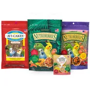 Cockatiel Three Pack With Free Tropical Fruit Pellet Sample
