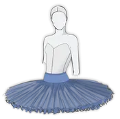 #2312 Stretch Rehearsal Tutu and Briefs