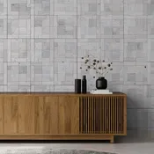Ashlar1 Glacier Mosaic Wood Wall Tiles