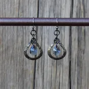 Black Tie &amp;amp; Blue Jeans Brass Teardrop Earrings #EW545-195