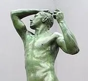 Age of Bronze Lost Wax Bronze Sculpture by Rodin ~ Large
