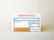 Cocktail Recipe Cards - Letterpress — M.C. Pressure