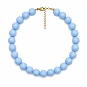 Chunky Baby Blue Bubble Necklace