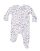 2-Way Shannon Floral Zipper Footie