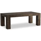 Abaso Dining Table, Ebony Rustic by Four Hands