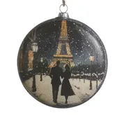 4.75" Winter Magic Disc Ornament
