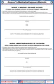 Access To Medical & Exposure Records Poster