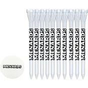 10 Pack of 3-1/4'' Flytees with Ball Marker