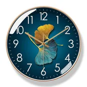 Brand - new 10/12 - inch modern wall clock. Its silent quartz makes it perfect for living rooms.