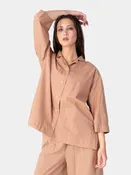 3/4 Long Sleeve Cotton Shirt