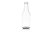 10 oz Clear Glass Round Woozy Bottle 28-400