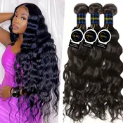 Hair Control Studio Wavy 3 Bundles Human Hair Extensions Bundle Deals