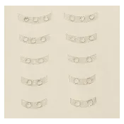 Clear Crystal 3D Nail Decal