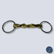 Cabastic Brass Twisted Loose Ring Bit -