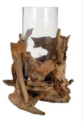 Costa Brava Wooden Hurricane with Glass