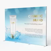 10ft SEG Non-Lit Fabric Display Slim Frame