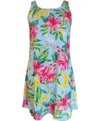 A-Line Back Cutout Dress Pua Aloha