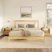 Boho Spindelholzbett King Size