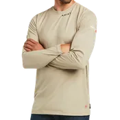 Ariat FR CAT 1 Baselayer Khaki T-Shirt