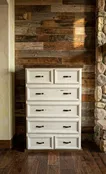 BONANZA 7 DRAWER CHEST WHITE DISTRESSED