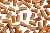 #0 Pure Gum Rubber Stoppers