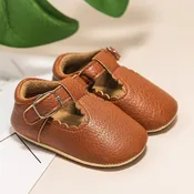 Baby Leather Shoe - Auburn