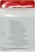 #JR-ZIP-RED    (Zip Lock Bag RED Top Tinted)