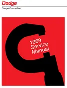 1969 Dodge Charger, Coronet, Dart Service Manual