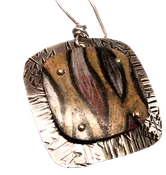 Color Pencil on Sterling silver @bejewelled