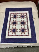 Americana Star Throw Quilt – Lancaster County Hand-Stitched Quilt