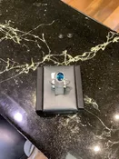 London blue topaz diamonds ring — Robson jewelers