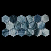 Glass Mako 2″ Hexagon