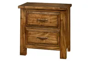 Artisan & Post Maple Road 2 Drawer Night Stand in Antique Amish