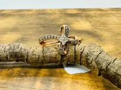 10 KRG Diamond Cross Ring