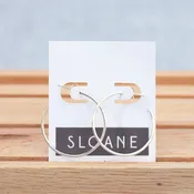 Everyday Hoops in Sterling Silver