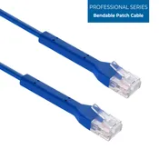 0.5Ft CAT6A UTP Bendable Slim Ethernet Network Cable 28AWG Blue (Part Number – ATDS100550BL)
