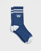 Navy Athletic Crew Socks