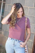 Ashley Tee- Zinfandel