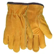 55170 Fleece Lined Grain Cowhide Driver Gloves – Premium, Keystone Thumb (S–XL)