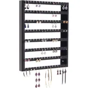 Wall Mount Earring Holder Organizer Hanging Jewelry Storage Rack, Luka